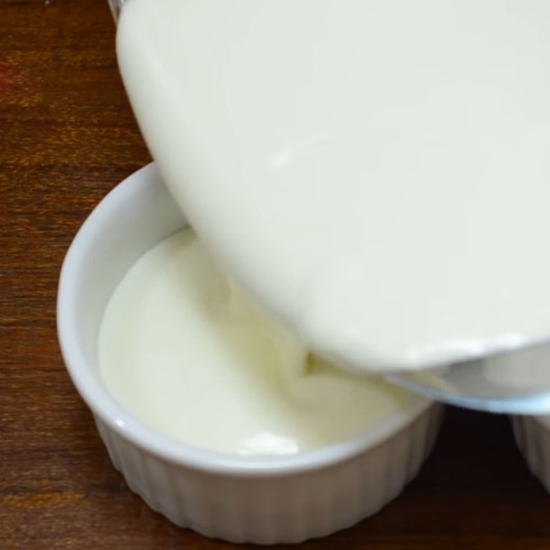 làm sữa chua bằng bột béo