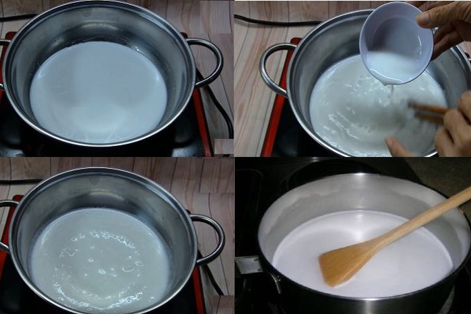 bột béo nước cốt dừa