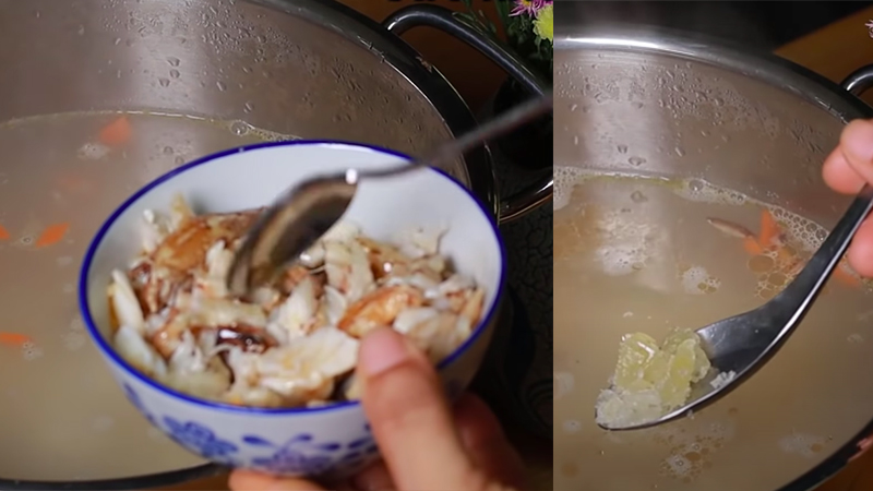 làm súp hải sản bột năng