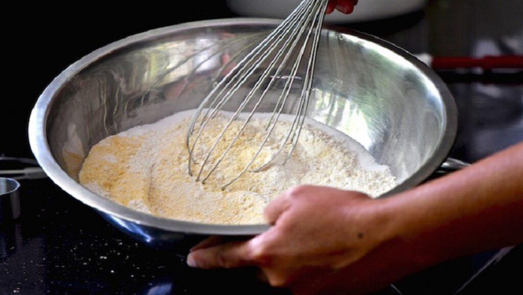 bột gạo làm bánh khọt