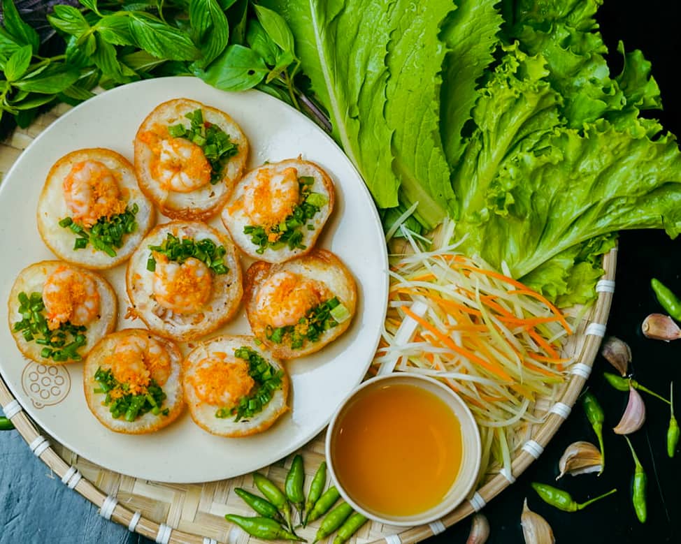 bột gạo làm bánh khọt