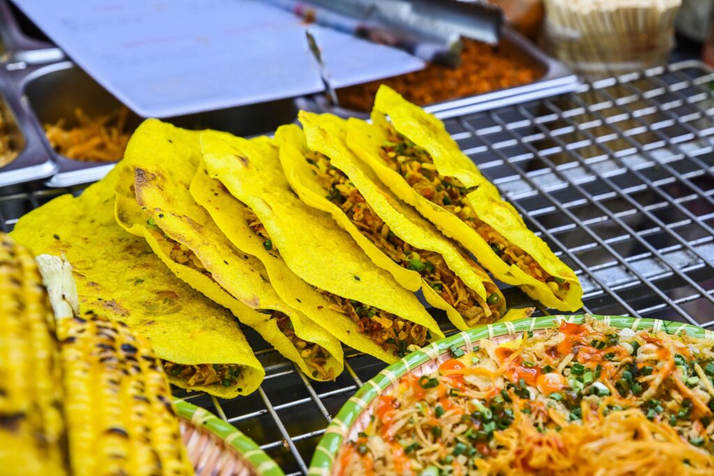 tỷ lệ pha bột bánh xèo