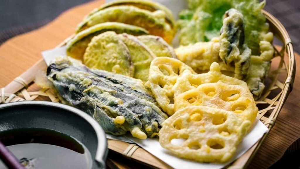 rau củ chiên giòn